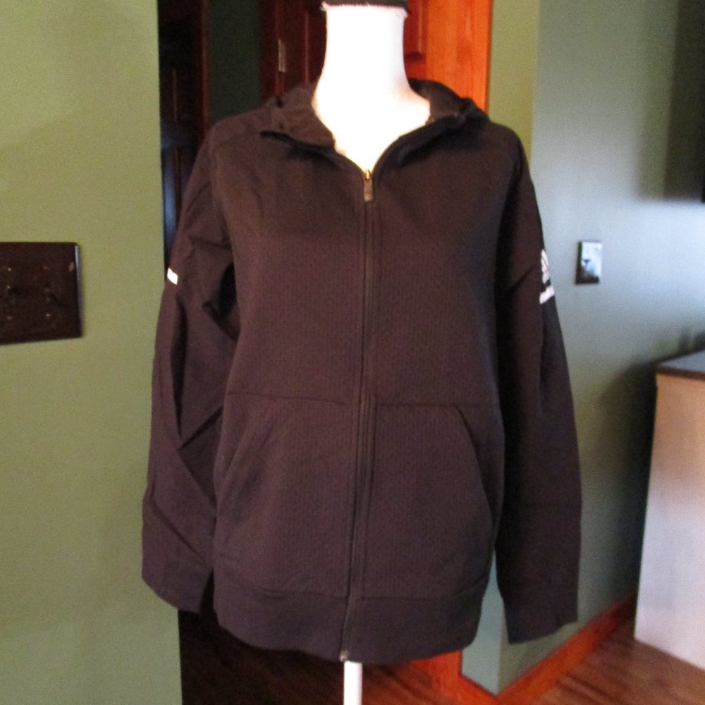 Adidas Climalite Womens Black Squad Jacket NWT